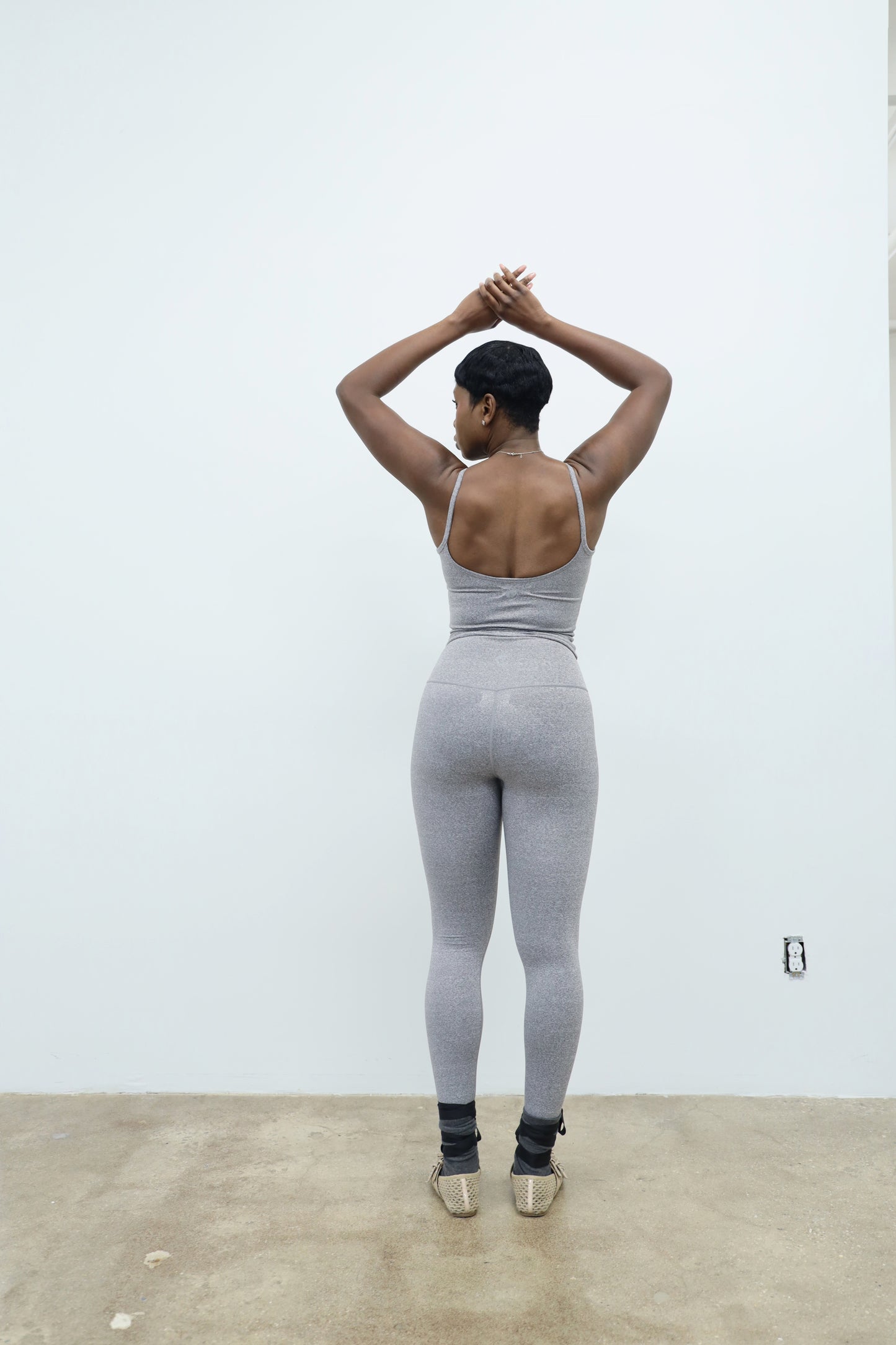 Heather grey Sculpt Tank